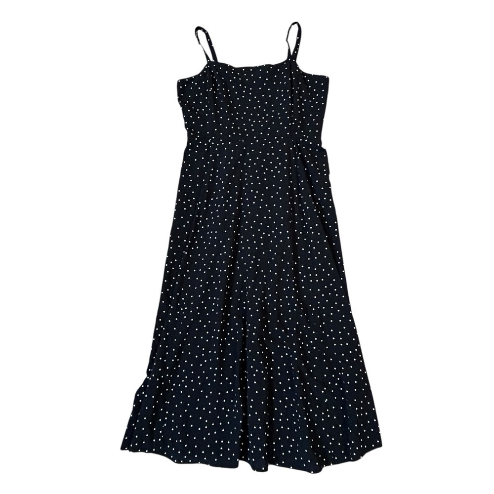 GAP Navy Blue Polka Dot Maxi Dress